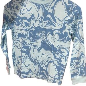 Blue Marble Long Sleeve Shirt